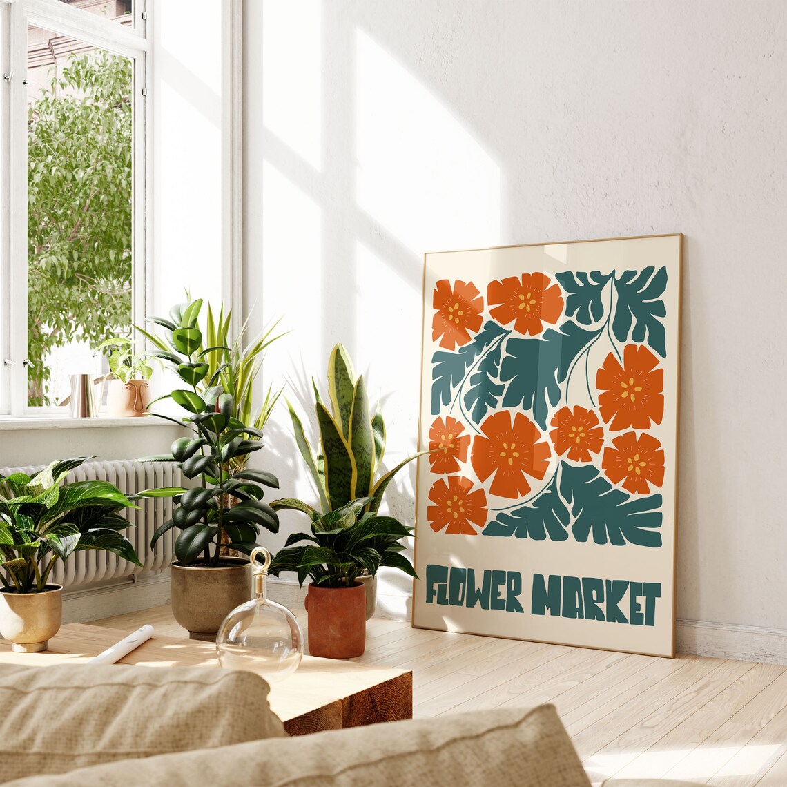 Henri Matisse Flower Market Watercolor Art Print - Image 3