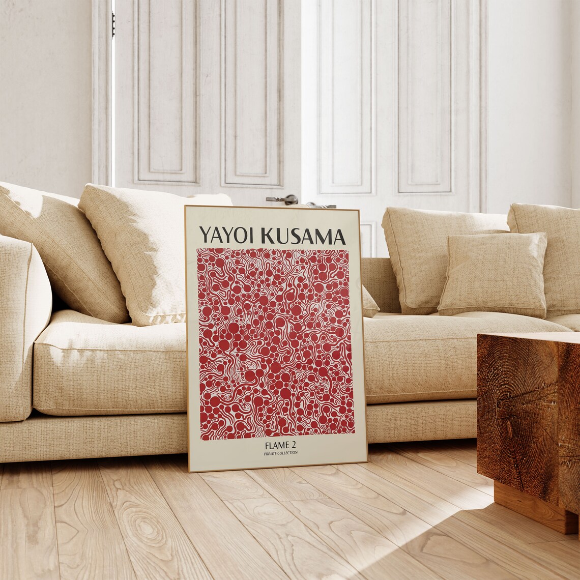 Yayoi Kusama Abstract Art Print, Exhibition Art - Image 4