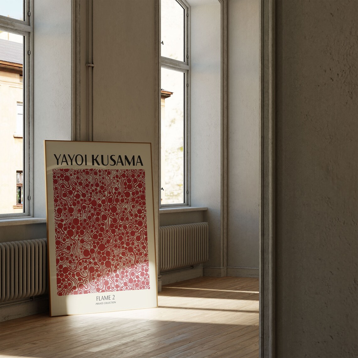 Yayoi Kusama Abstract Art Print, Exhibition Art - Image 2