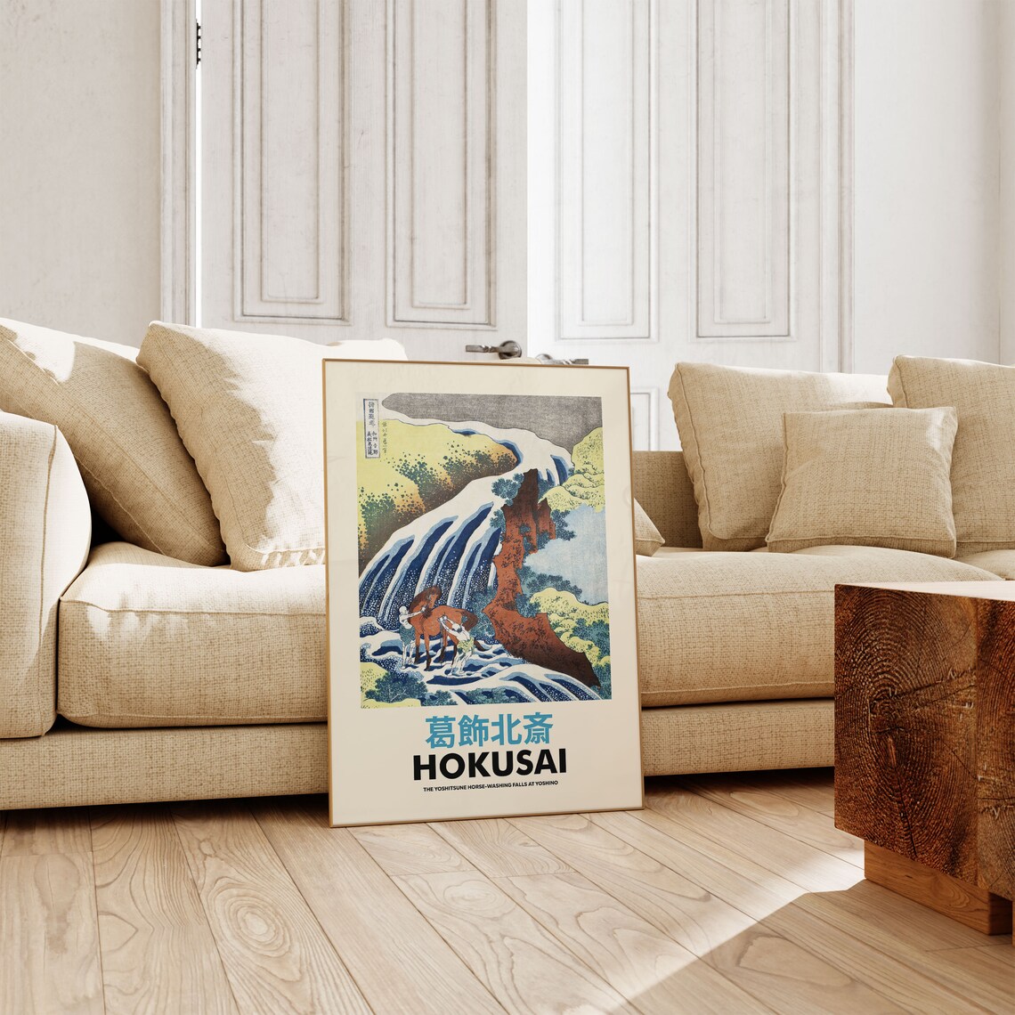 Hokusai Japanese Woodblock, Vintage Art Print - Image 4