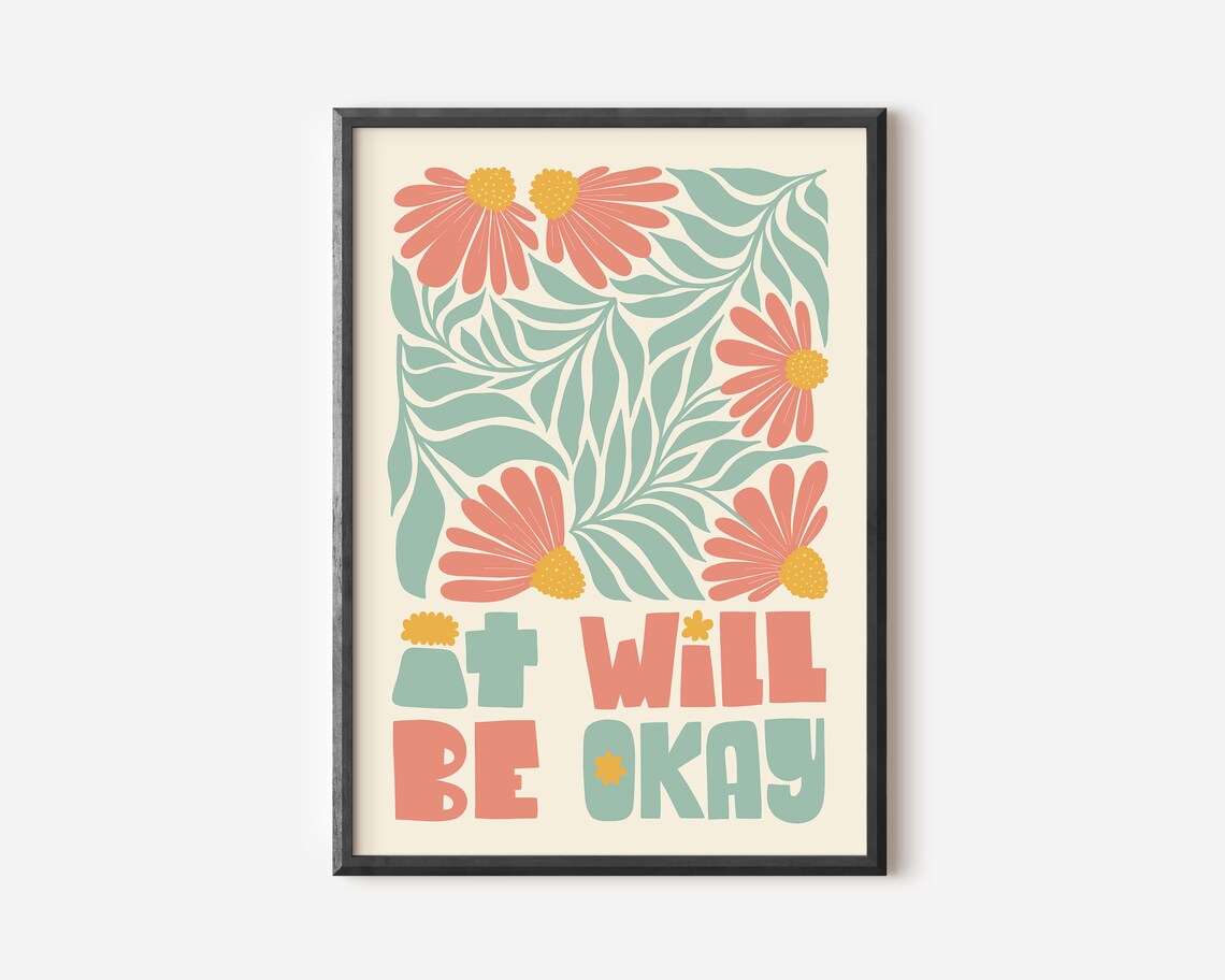 Henri Matisse Flower Market, Watercolor Boho Art Print