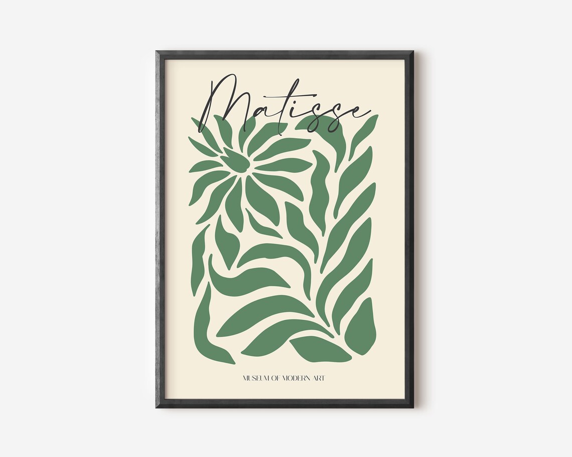 Henri Matisse Exhibition Poster, Boho Wall Art - Image 4