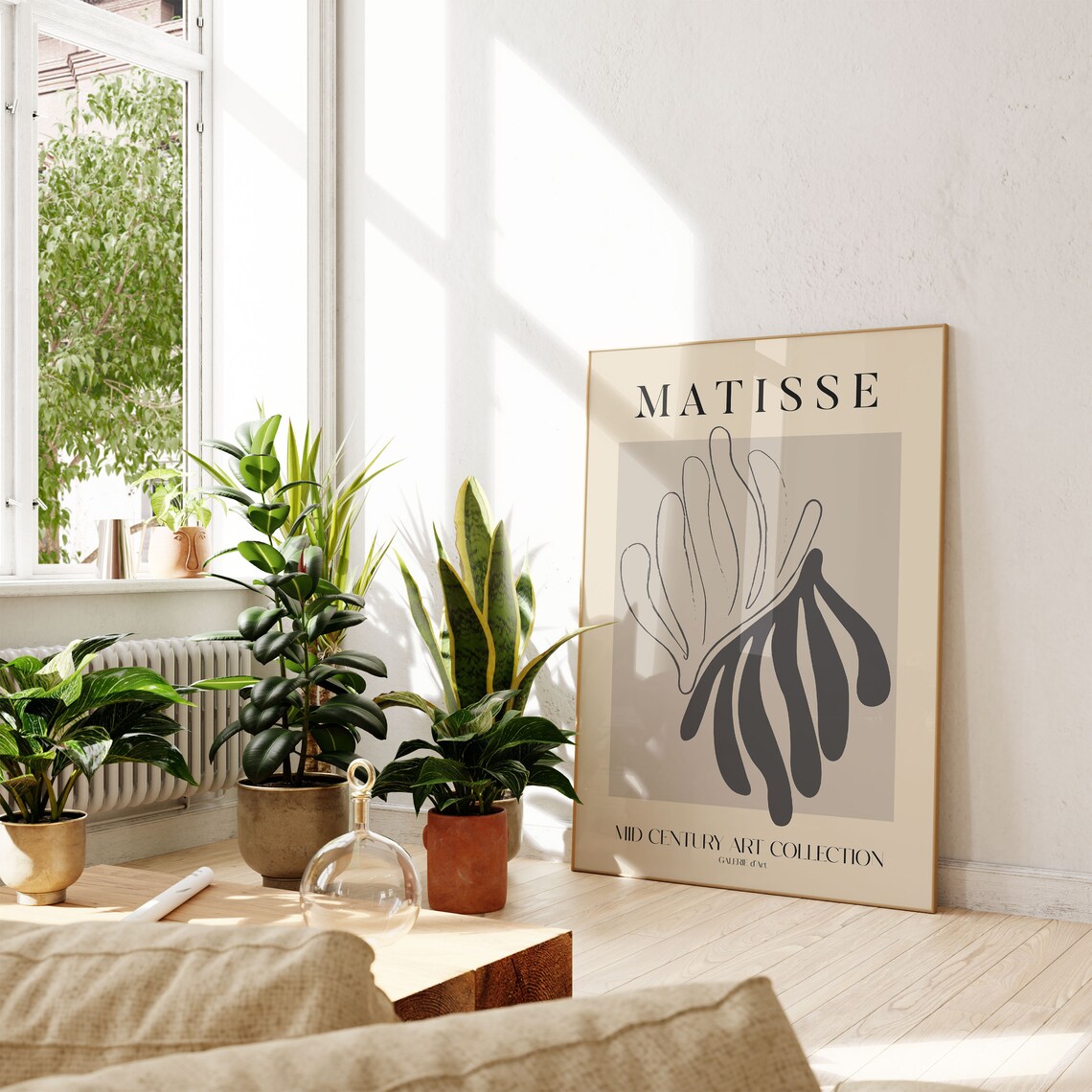 Henri Matisse Exhibition Poster, Boho Garden Scenery - Image 4