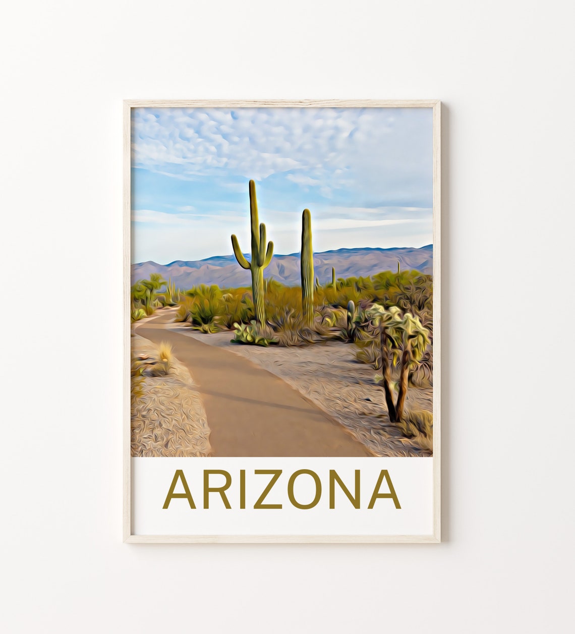 Arizona Travel Print Arizona Wall Art Arizona Poster Arizona Art Print Arizona Wall Decor Arizona Arizona Artwork Arizona Painting