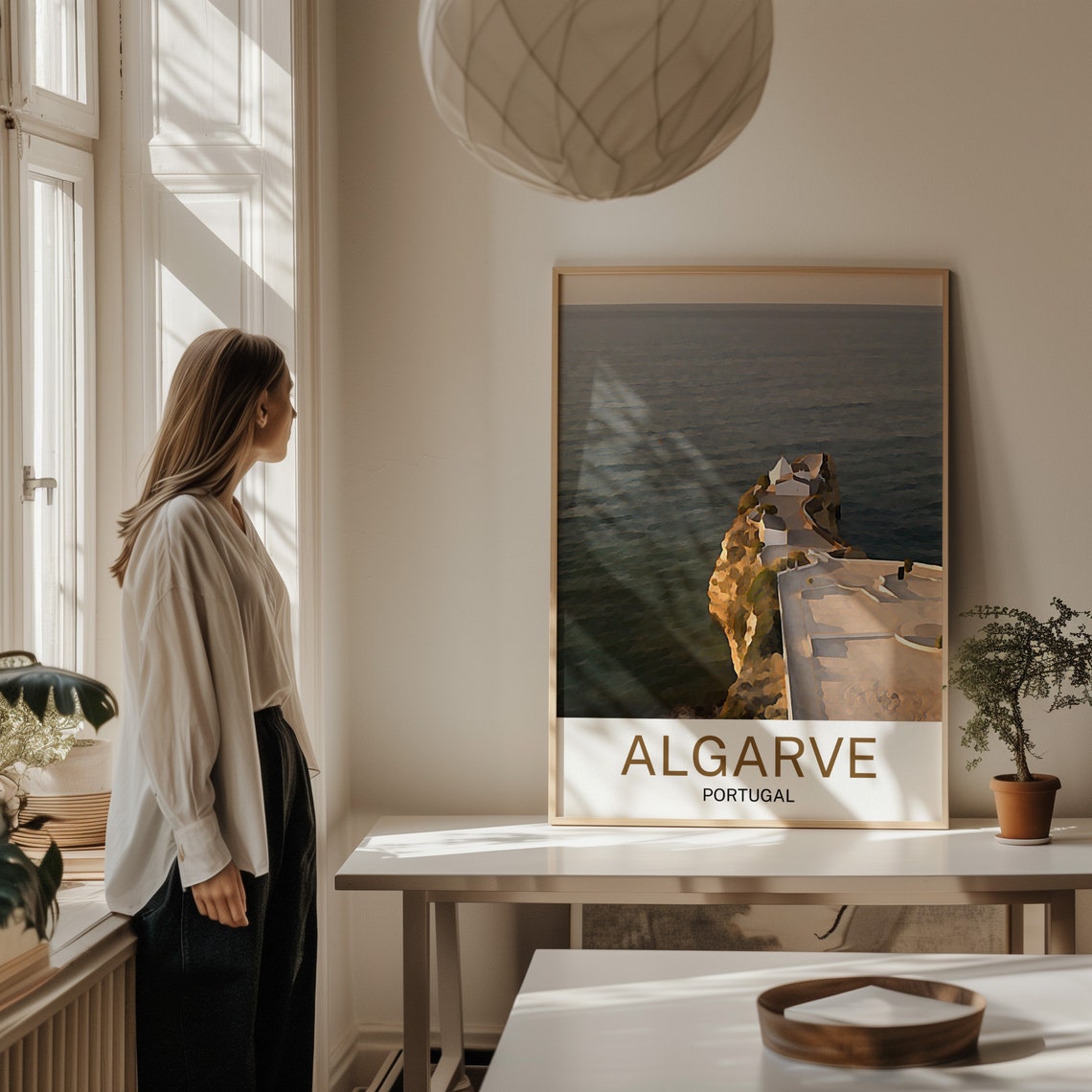 Algarve Travel Print Algarve Wall Art Algarve Art Algarve Artwork Algarve Art Print Algarve Gift Algarve Poster Algarve Travel Print - Image 2