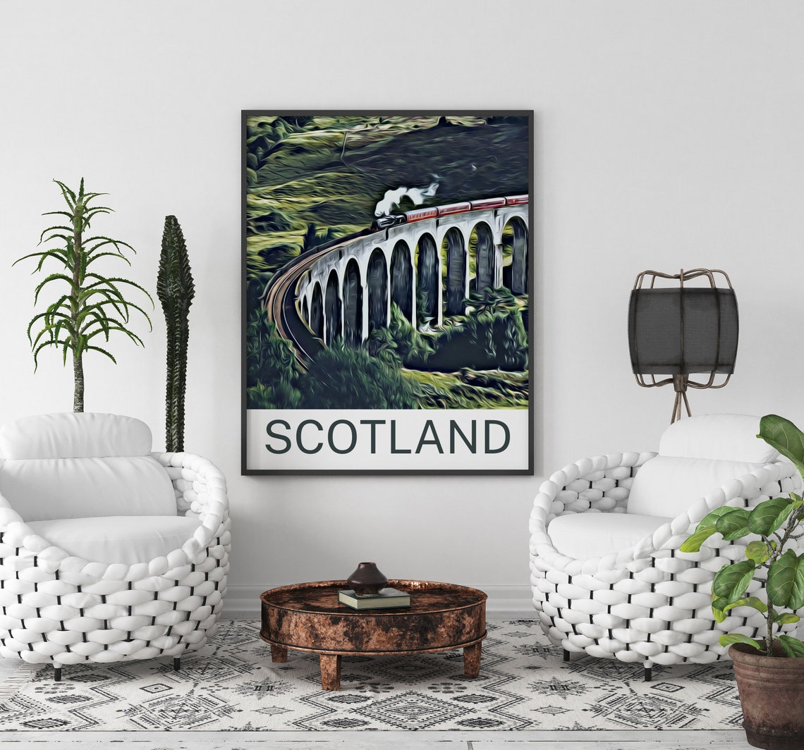 Scotland Travel Print Scotland Wall Art Scotland Poster Scotland Art Print Scotland Wall Decor Scotland Travel Scotland Artwork - Image 3