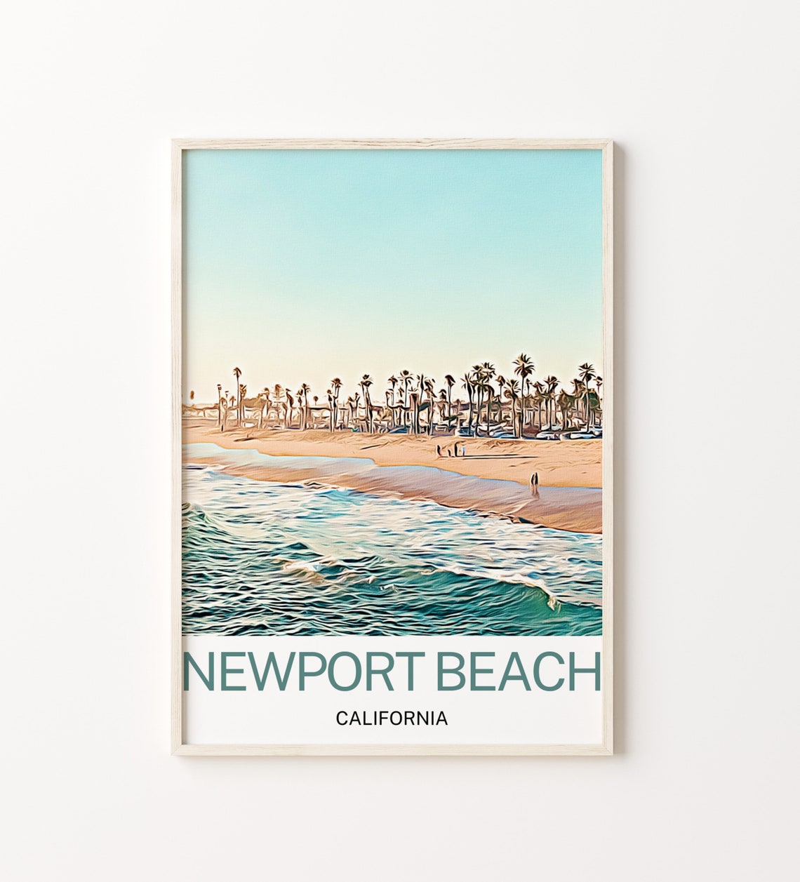Newport Beach Print Newport Beach Art Newport Beach Wall Art Newport Beach Art Print Newport Beach Artwork Newport Beach Poster