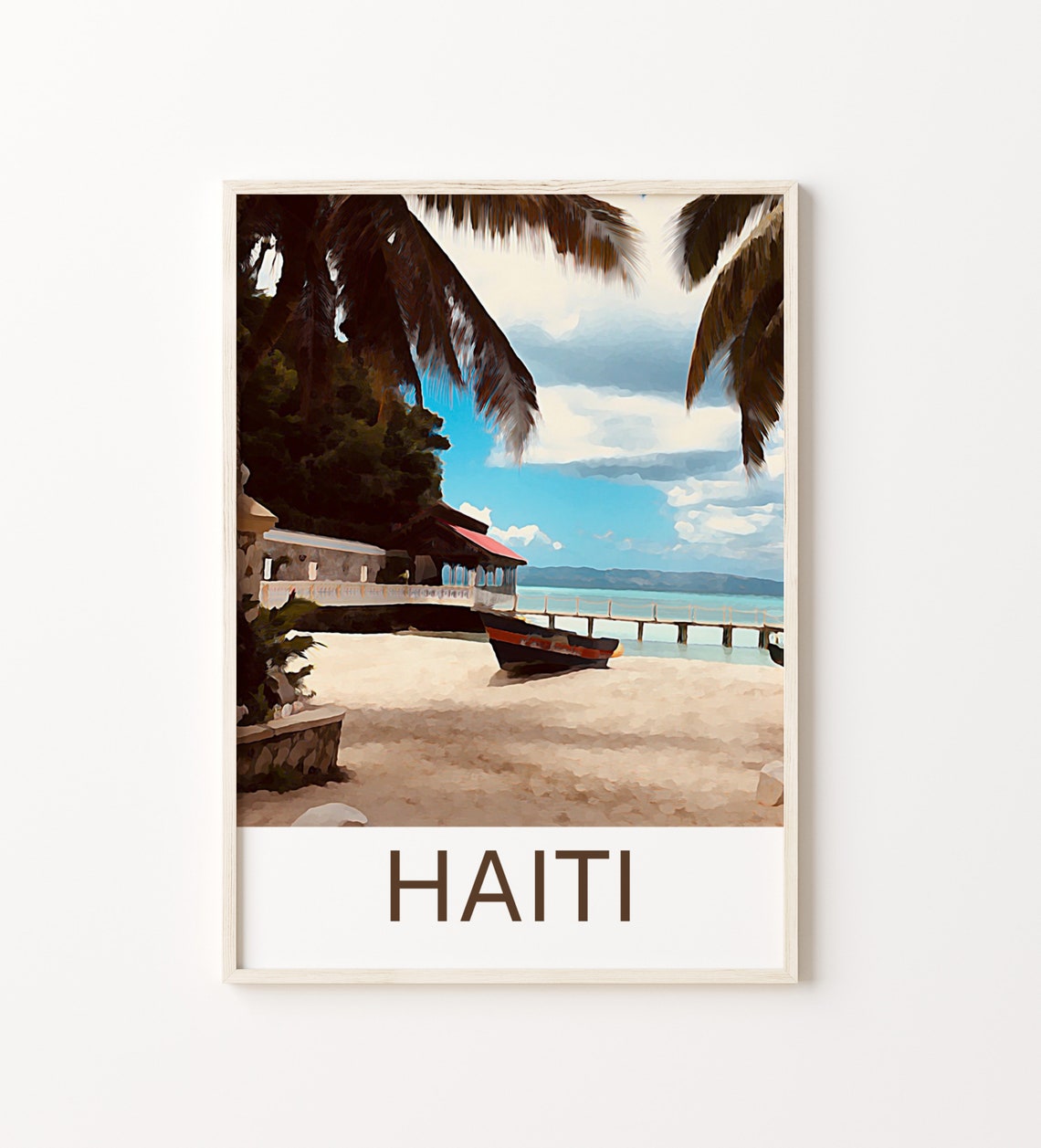 Haiti Haiti Print Haiti Wall Art Haiti Poster Haiti Painting Haiti Art Print Haiti Souvenir Haiti Poster Haiti Gift Travel