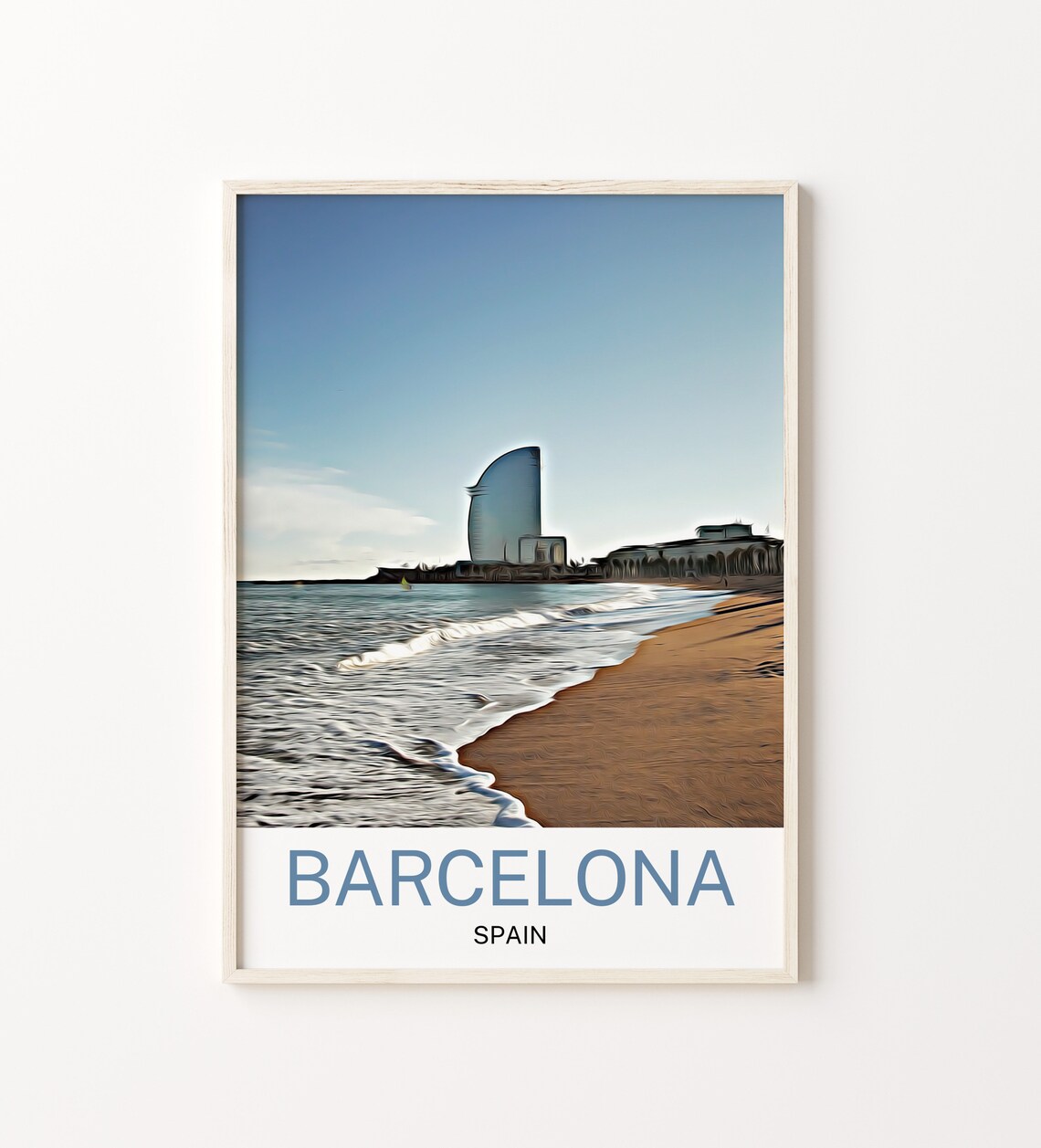 Barcelona Travel Print Barcelona Wall Art Barcelona Poster Barcelona Art Print Barcelona Wall Decor Barcelona Travel Barcelona Artwork
