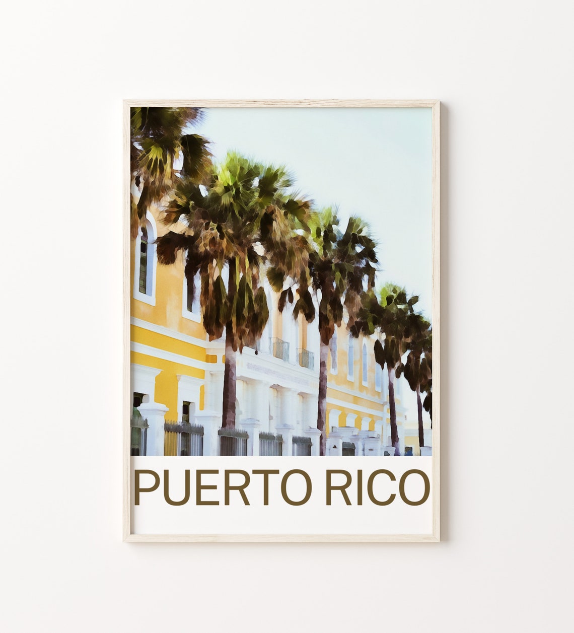 Puerto Rico Puerto Rico Print Puerto Rico Wall Art Puerto Rico Poster Puerto Rico Wall Decor Puerto Rico Souvenir Puerto Rico Poster