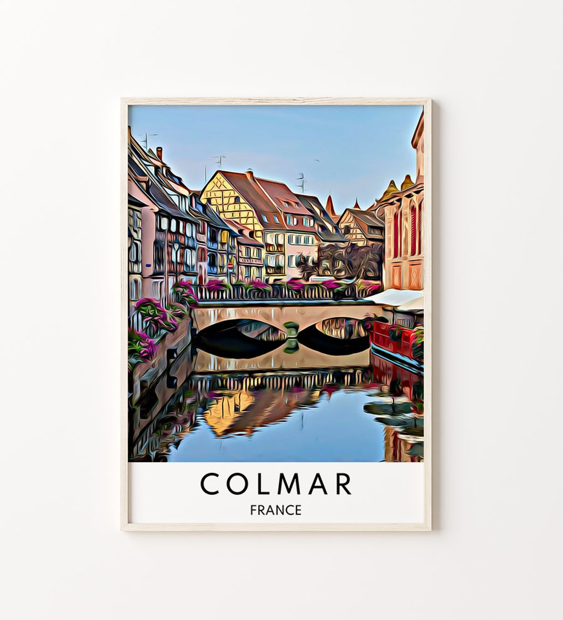 Colmar Print Colmar Art France Print Colmar Wall Art France Art France Wall Art Colmar Poster France Gift Colmar Gift Travel Gift