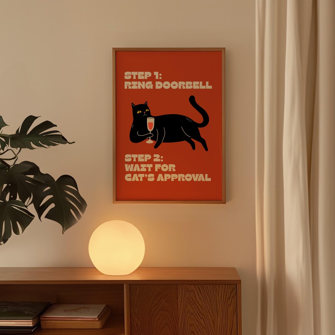 All Guests Must Be Approved By Cat, Funny Cat Lover - Image 2