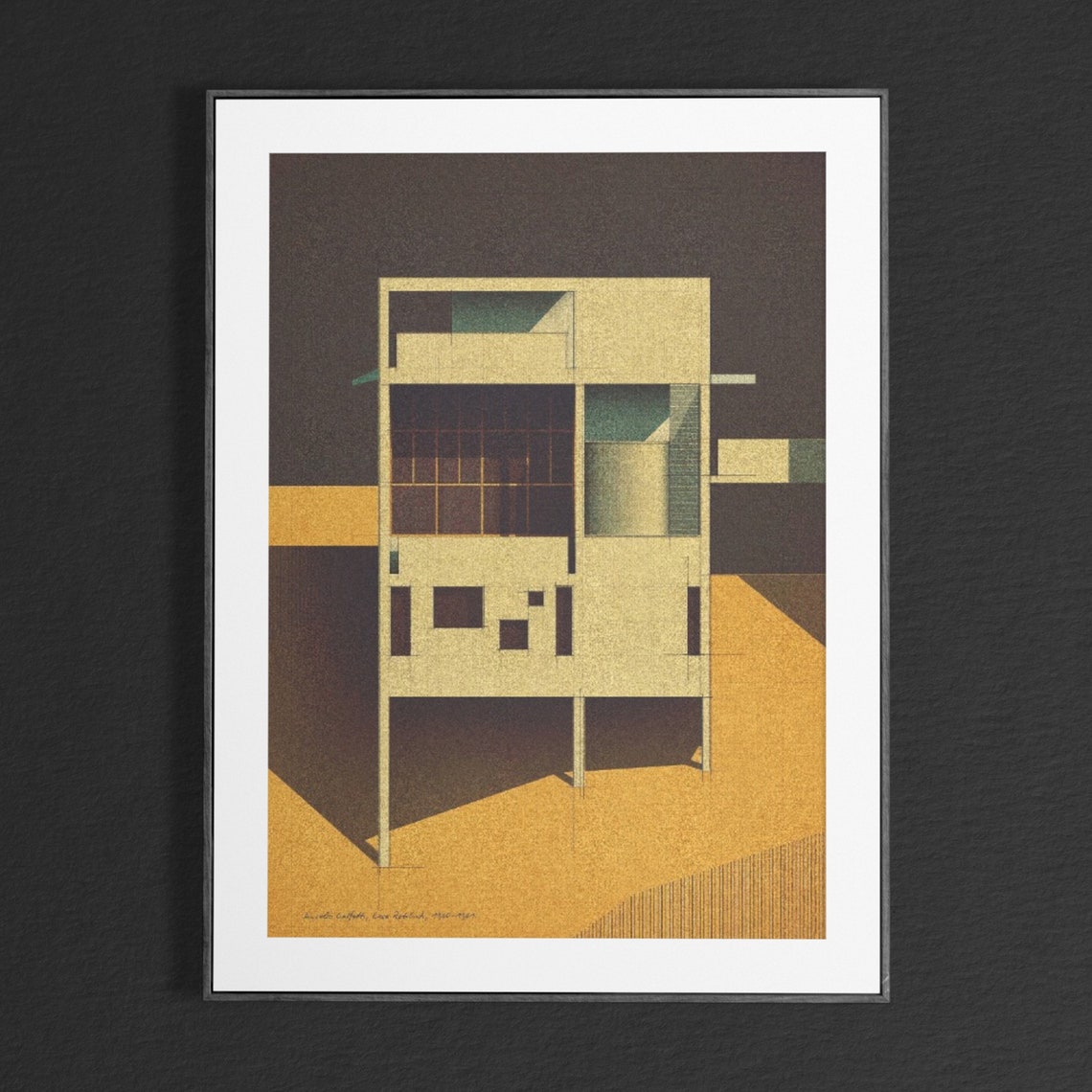 Neutra VDL Studio Residences Modernist Architecture Facade Poster - Image 3