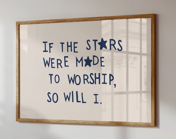 Minimalist Christian Psalm 1483 Celestial Poster