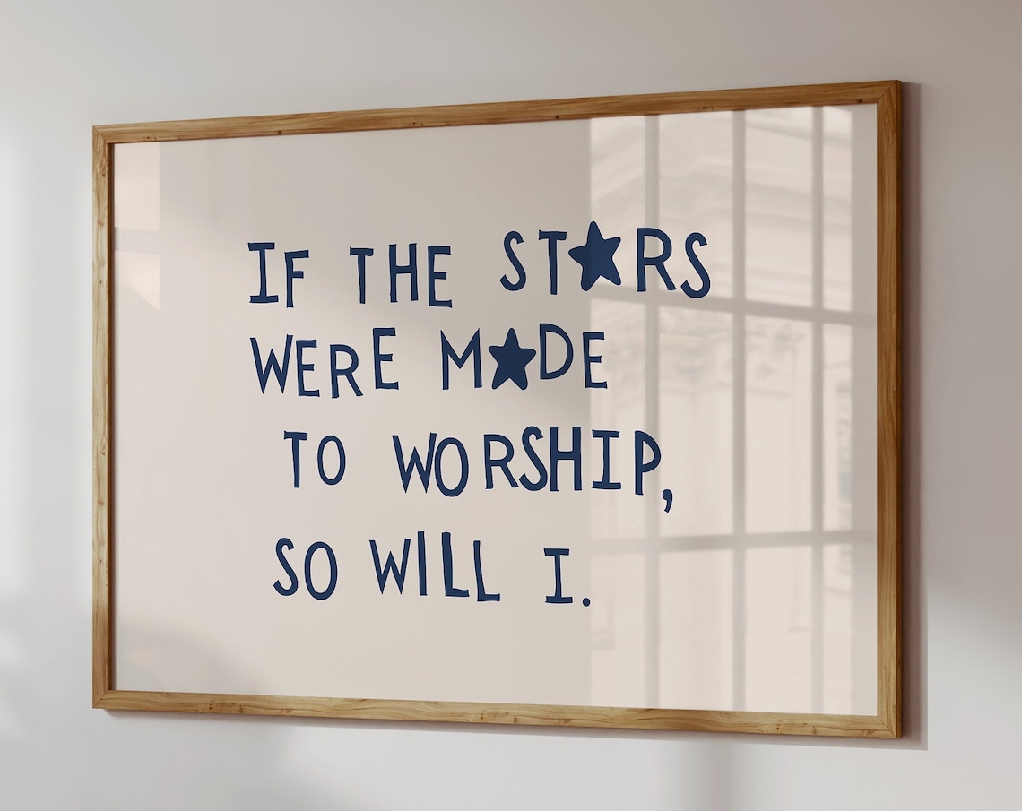 Minimalist Christian Psalm 1483 Celestial Poster