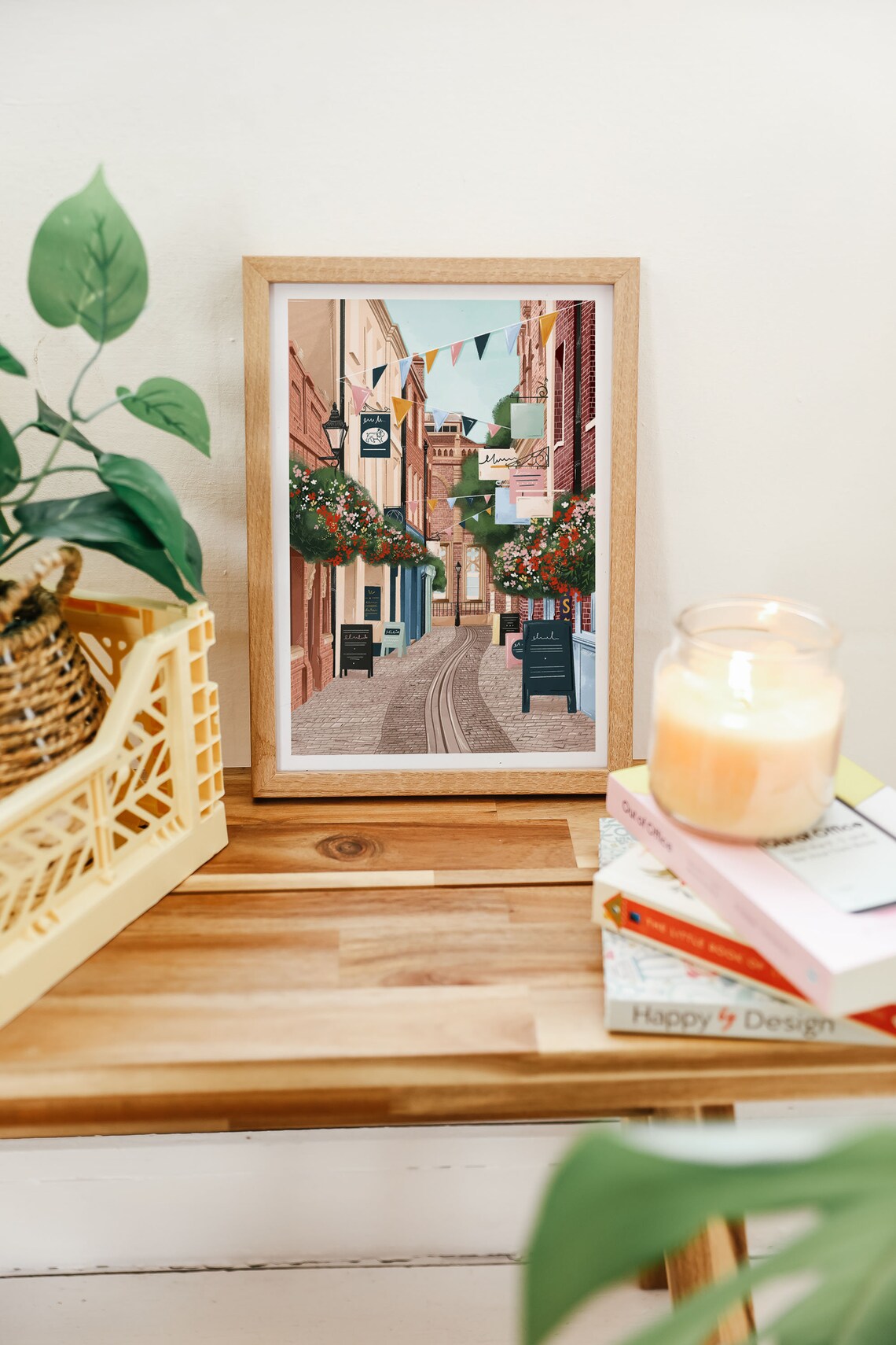 Exeter Gandy Street Travel Poster, Art Print - Image 2