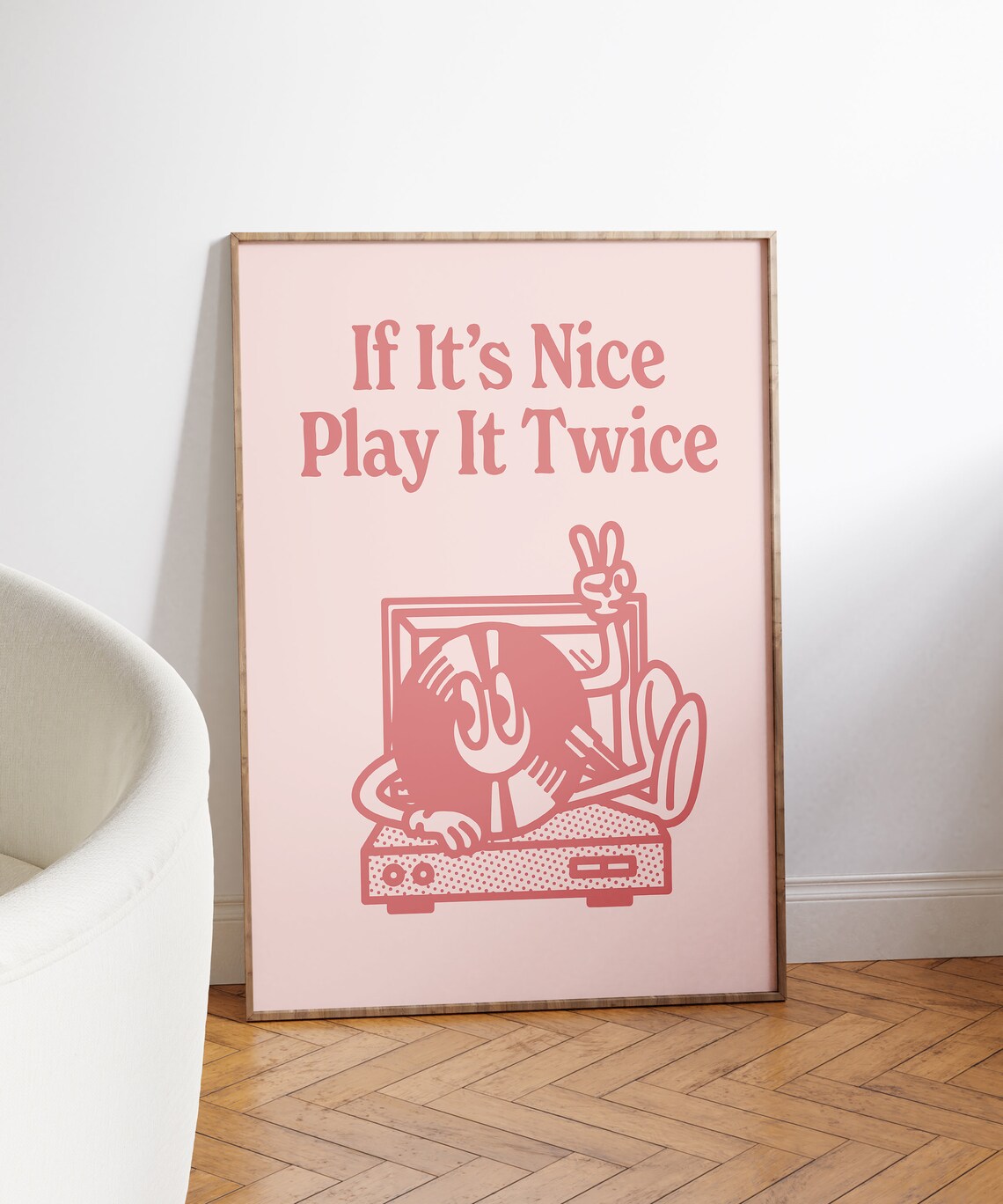 Record Player Bold Retro Music Art Poster - Image 5