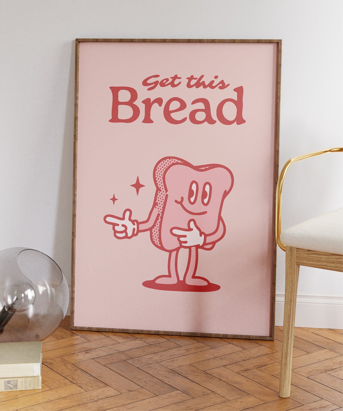 Get This Bread Retro Kitchen Wall Art Print - Image 4