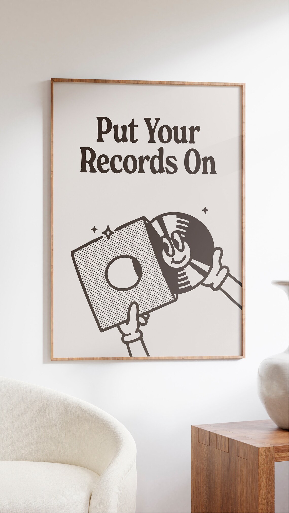 Retro Music Vinyl Record Art Print, Vintage Poster - Image 2