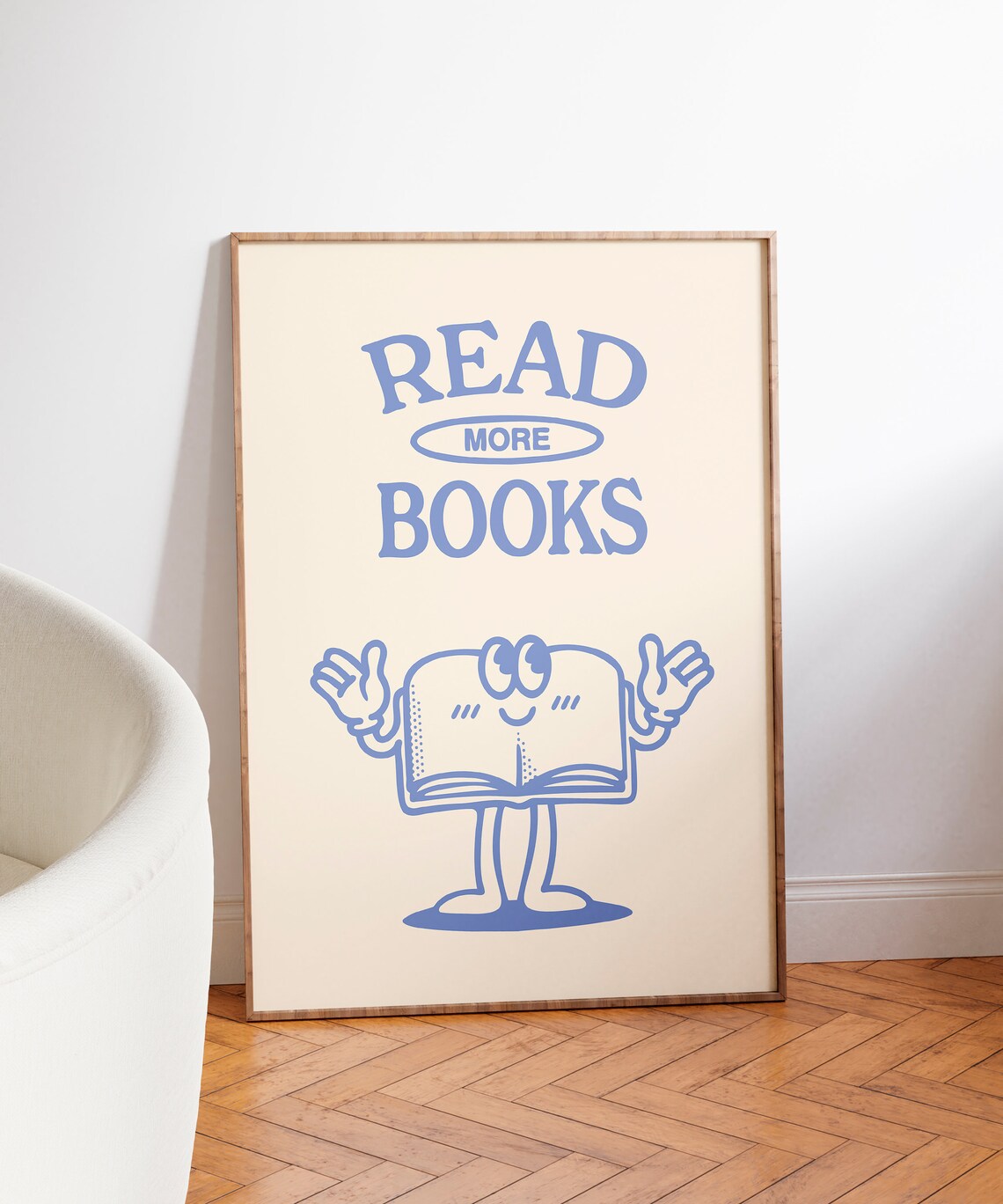 Reading Retro Book Poster, Classroom Wall Art Print - Image 3