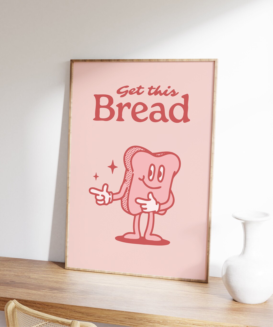 Get This Bread Retro Kitchen Wall Art Print - Image 7