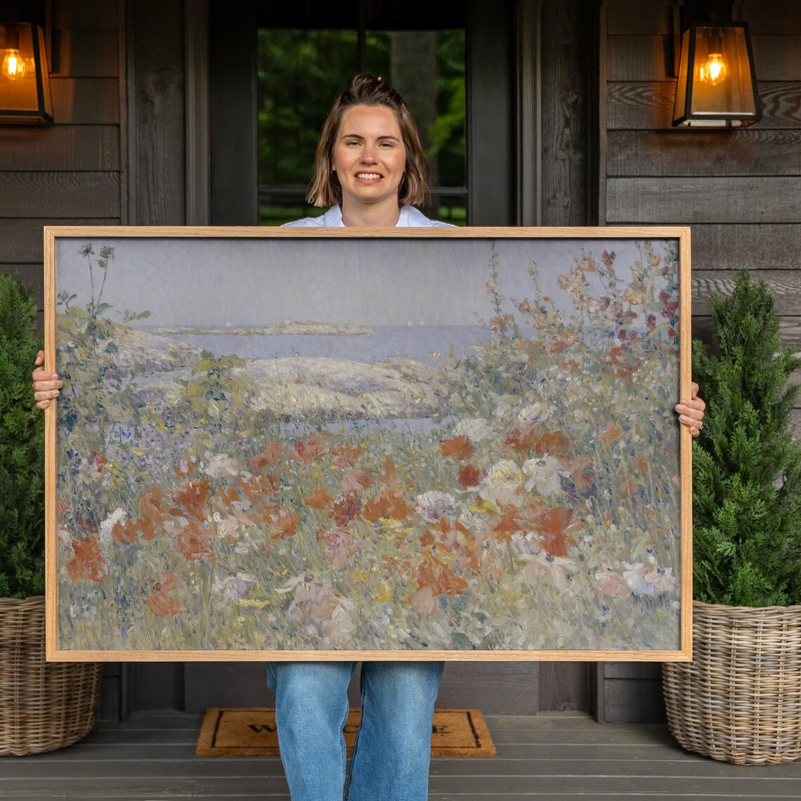 Oil Painting Landscape Poster Print, Wall Art