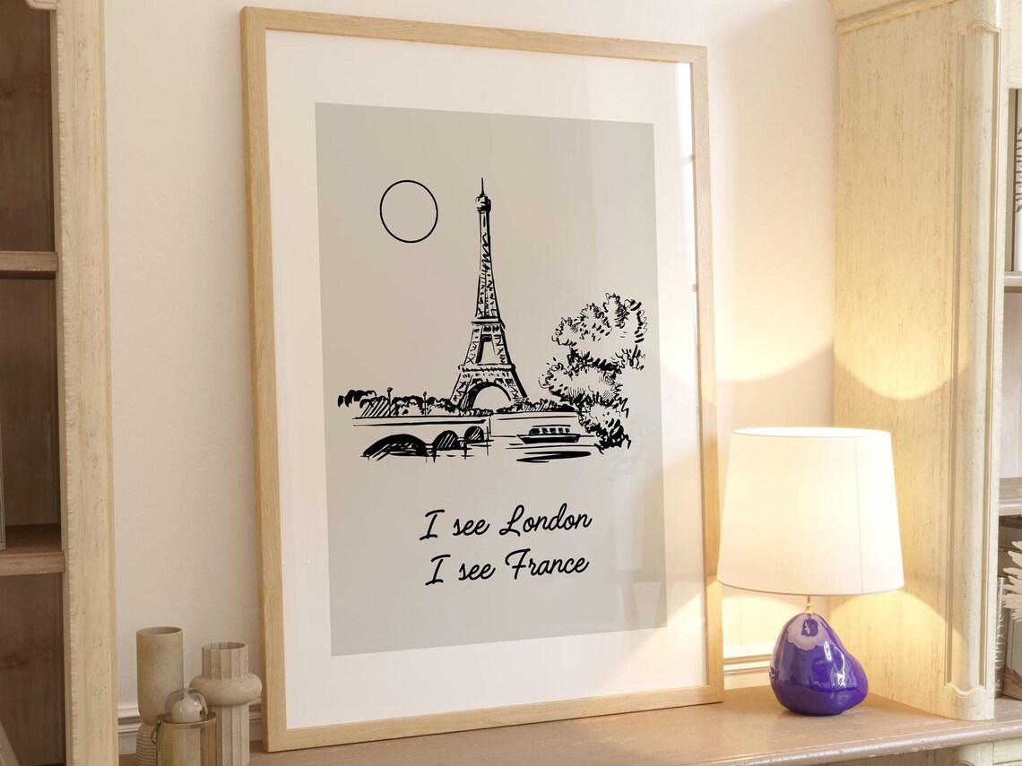 I See London I See France, Funny Bathroom Decor
