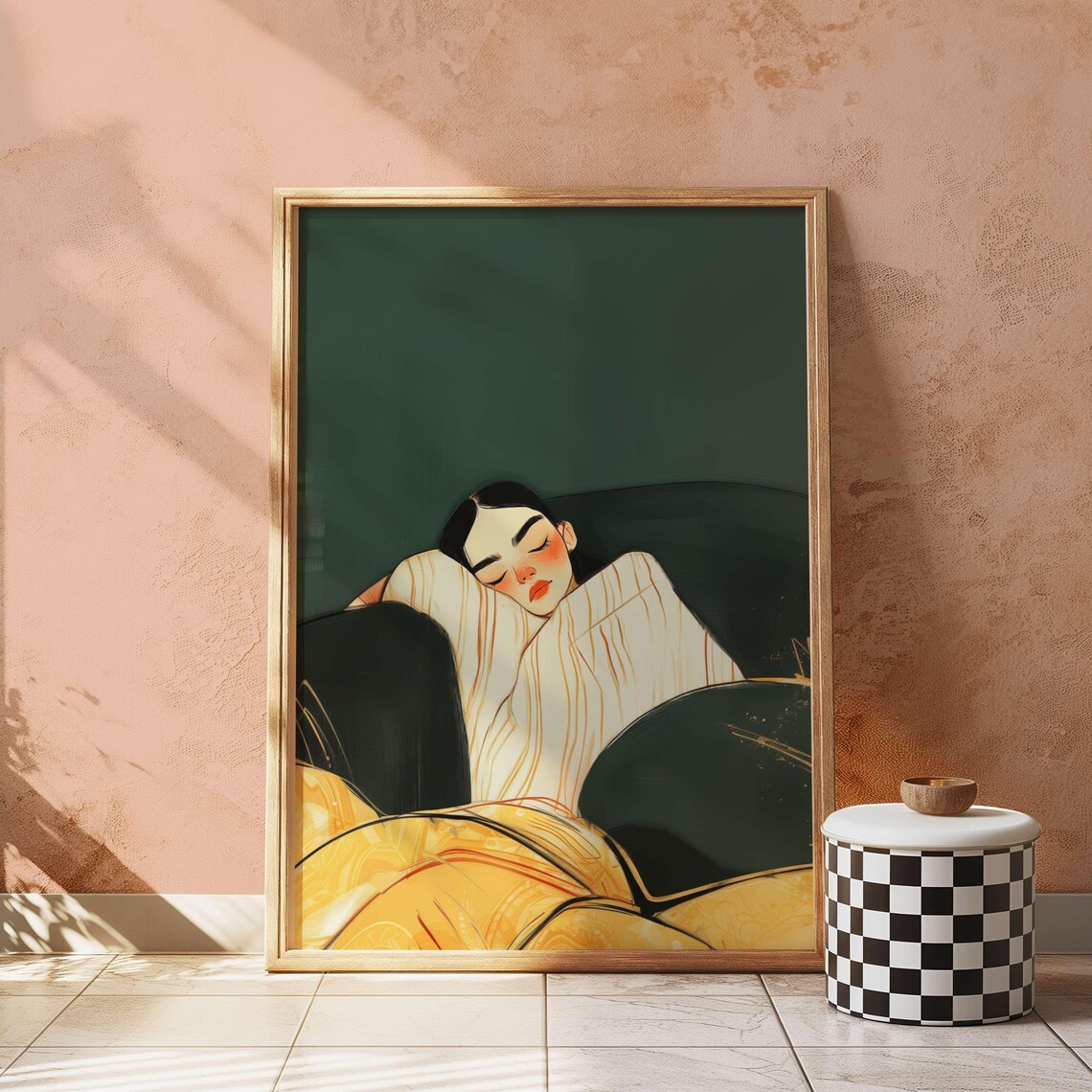 Abstract People Contemporary Minimalist Art Print - Image 2