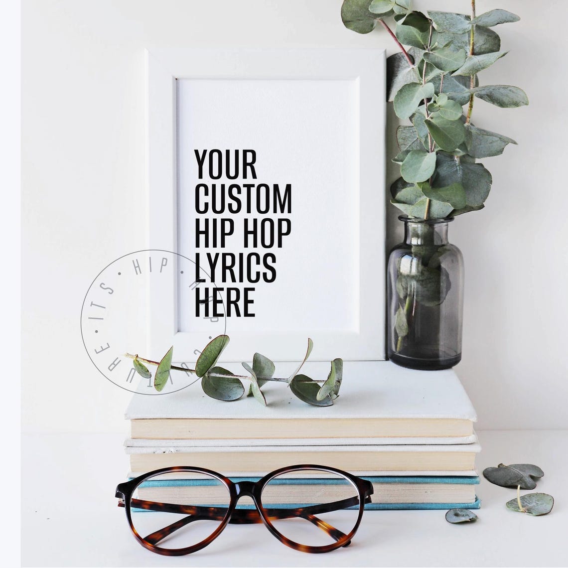 Custom Lyrics Poster Custom Hip Hop Lyrics Print Custom Rap Lyrics Poster Custom Rapper Quote Personalized Quote Personalized Lyric Print - Image 4
