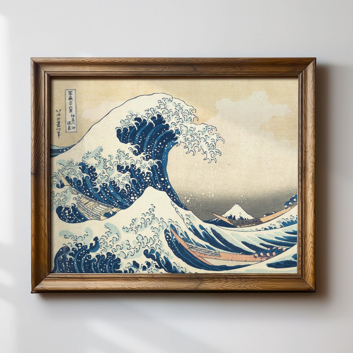 The Great Wave Off Kanagawa, Ukiyo-E Art Print - Image 4