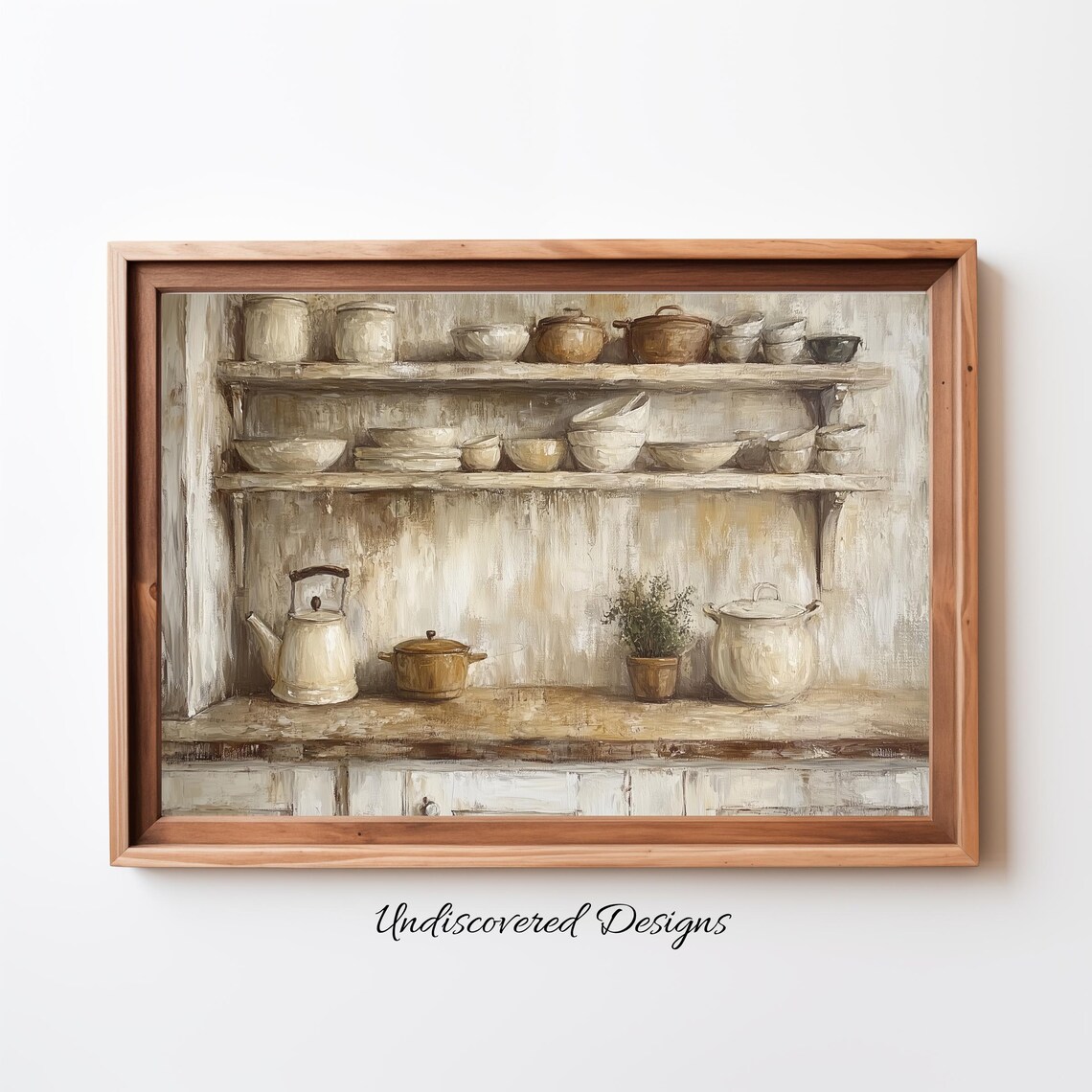 Vintage Kitchen Still Life, Country Art Print