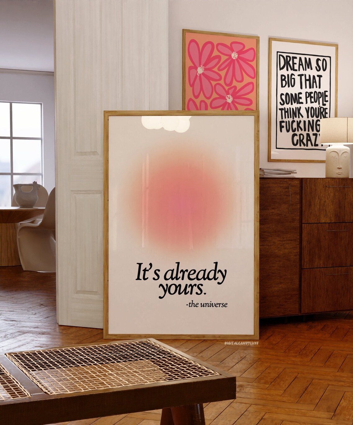 Affirmation Prints Aesthetic Typography Art Print