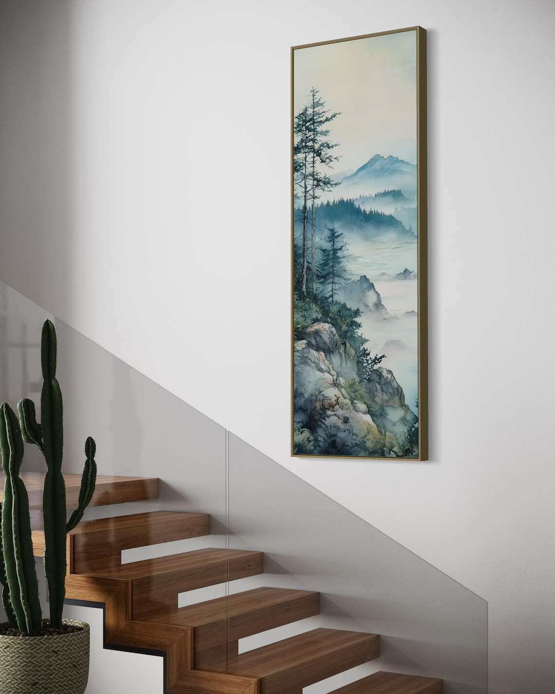 Misty Tofino Forest Art Print, Foggy Coastline - Image 2