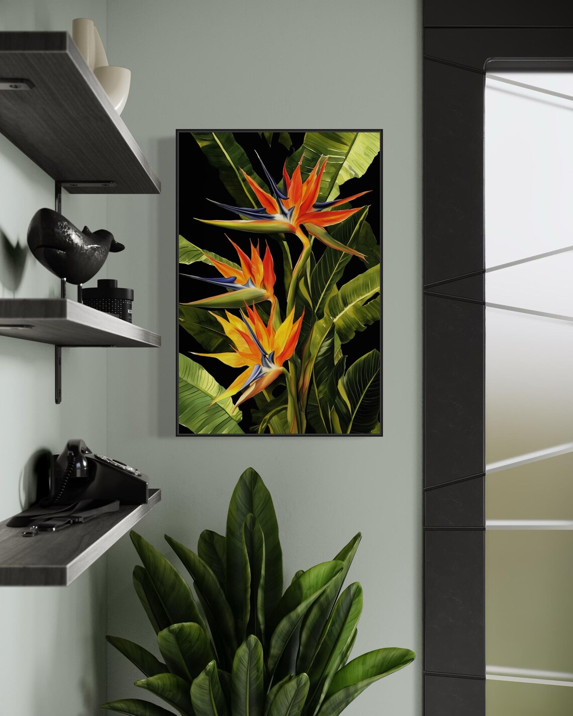 Bird Of Paradise Art Print, Tropical Botanical Decor - Image 3