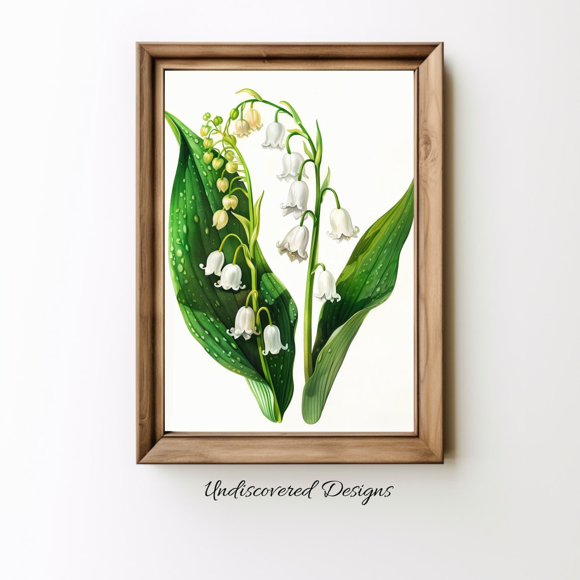 Lily Of The Valley Vintage Botanical Art Print