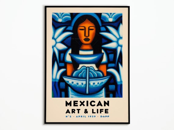 Mexican Art And Life Poster, 1939 Art Print