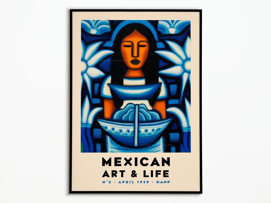 Mexican Art And Life Poster, 1939 Art Print