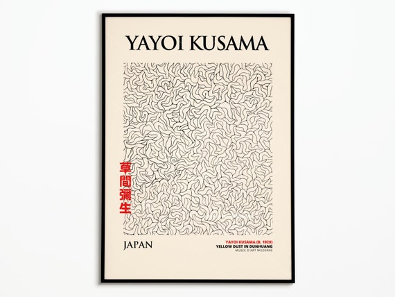 Yayoi Kusama Art Print, Poster Decoration