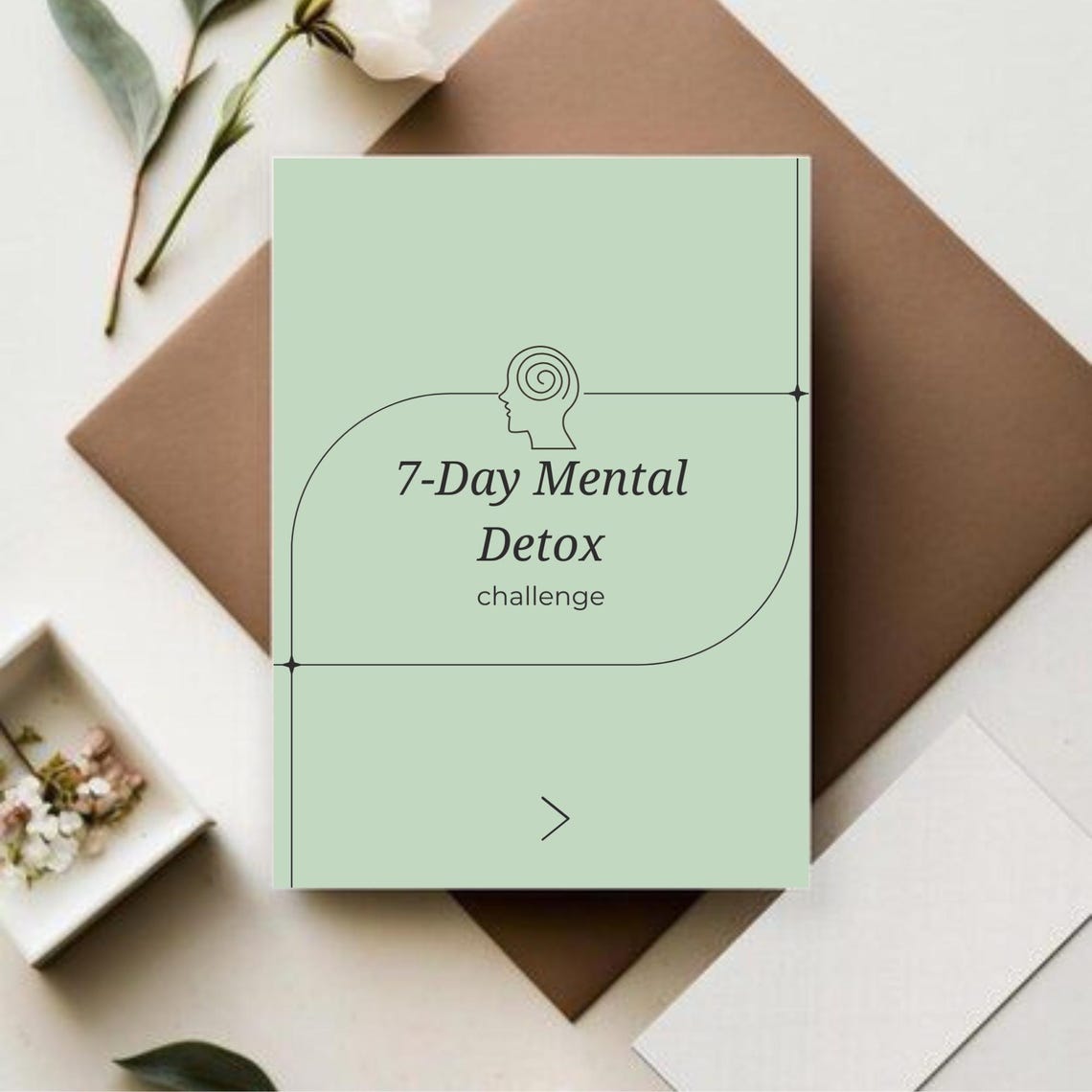 Mental Detox 7day Selfcare Challenge Mindfulness Wellness Checklist Pdf Stress Free Print Health