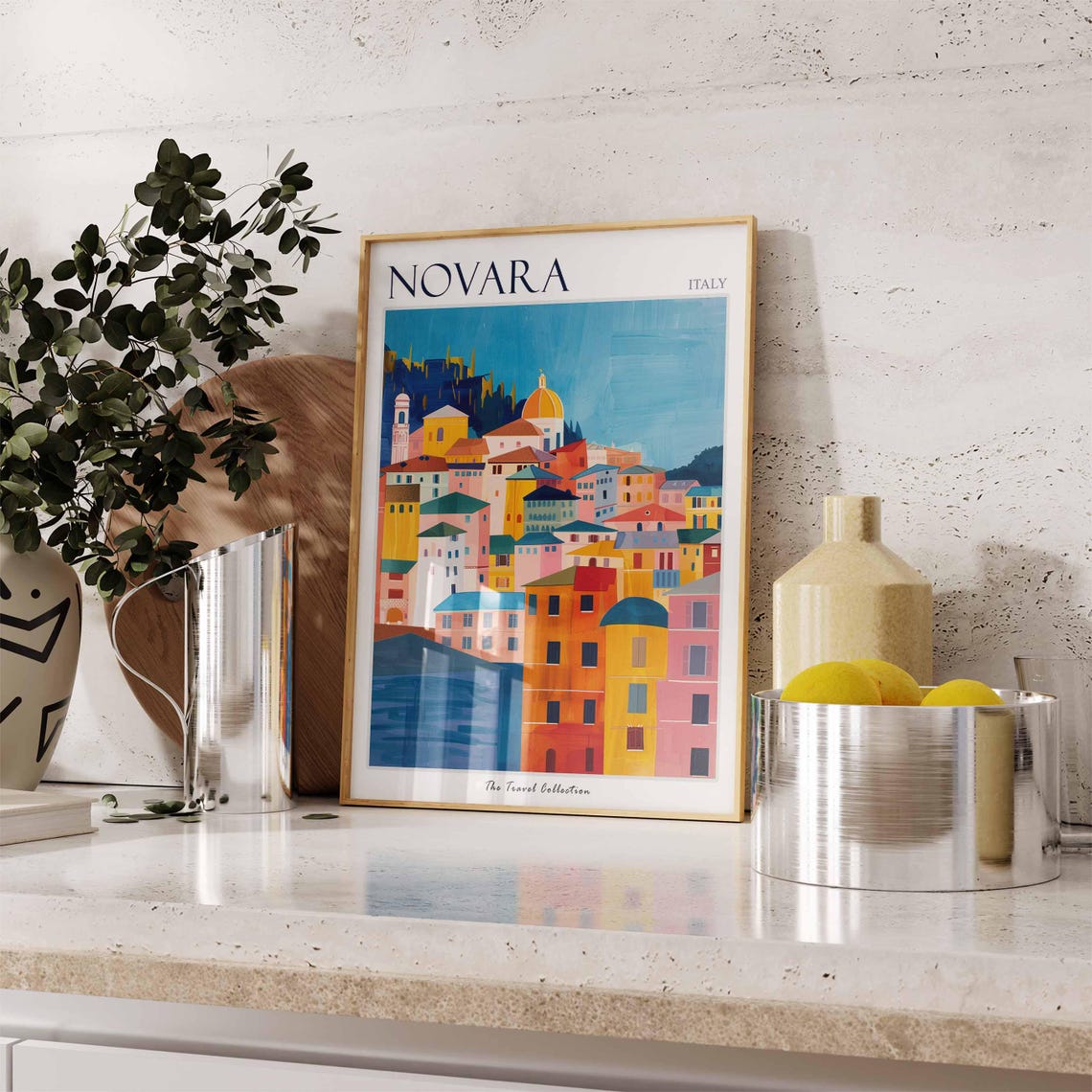Novara Poster Italian Travel Print Novara Travel Art Novara Wall Art Italian Travel Novara Home Decor Novara Travel Gift Novara Gift - Image 3