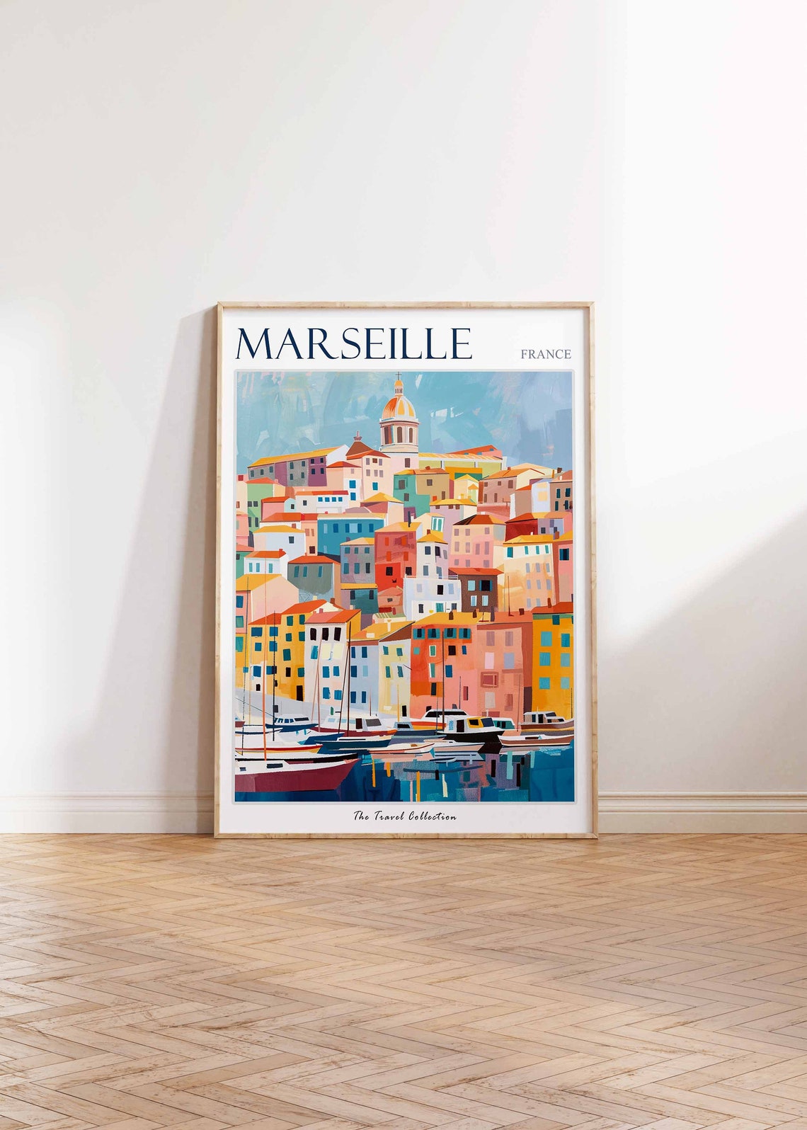 Marseille Poster Marseille Travel Print Tropical Decor City Wall Art French Decor France Travel Print Marseille Gift - Image 2