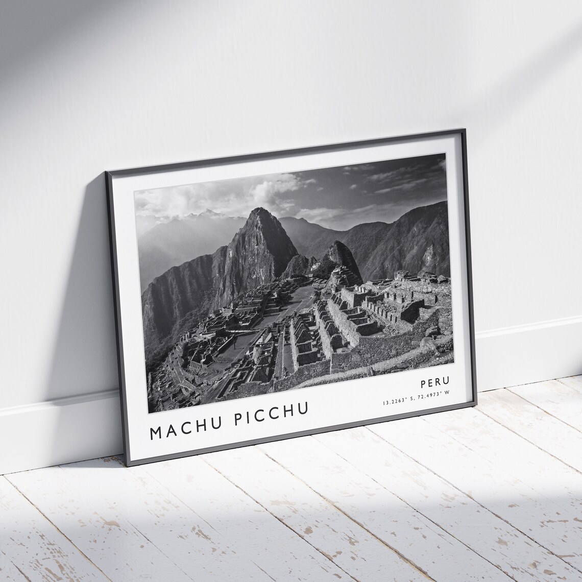 Machu Picchu Travel Print Machu Picchu Travel Poster Peru Travel Print Peru Travel Art Travel Poster Black And White Gift A1a2a3a4 - Image 2