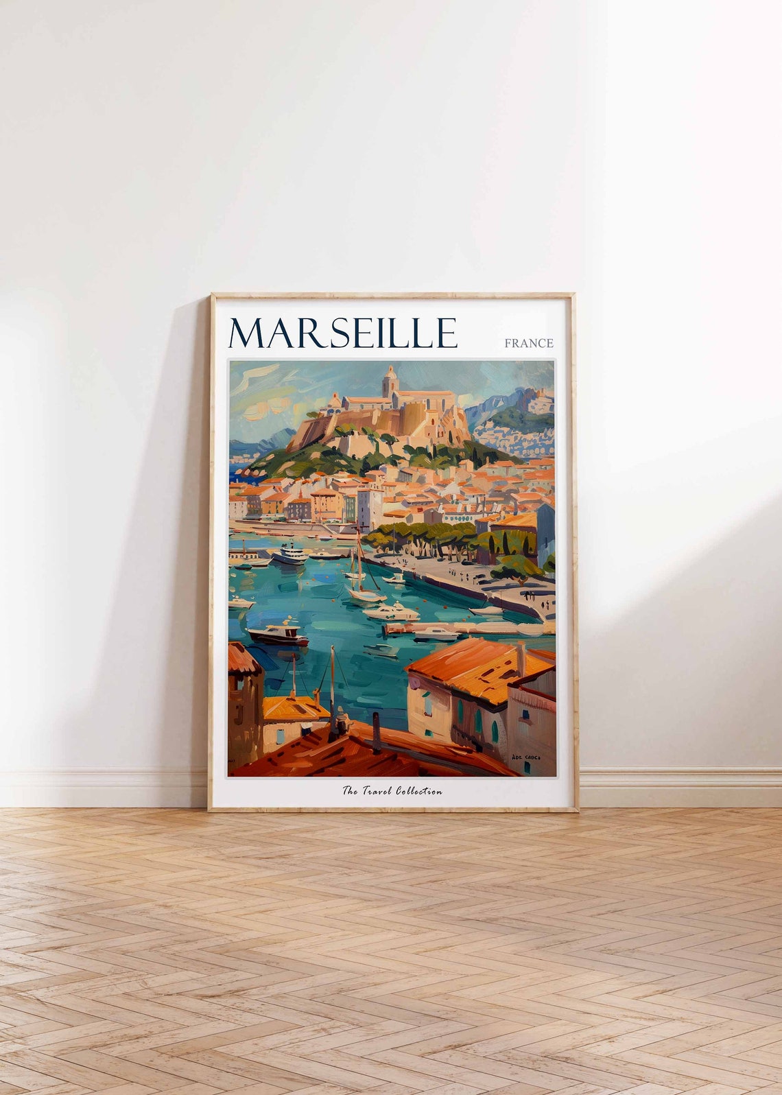 Marseille Poster Marseille Travel Print Tropical Decor City Wall Art French Decor France Travel Print Marseille Gift - Image 2