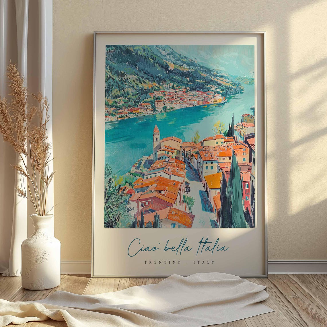 Trentino Poster Italian Travel Print Trentino Travel Art Trentino Wall Art Italy Art Italy Travel Decor Italian Travel Gift - Image 2