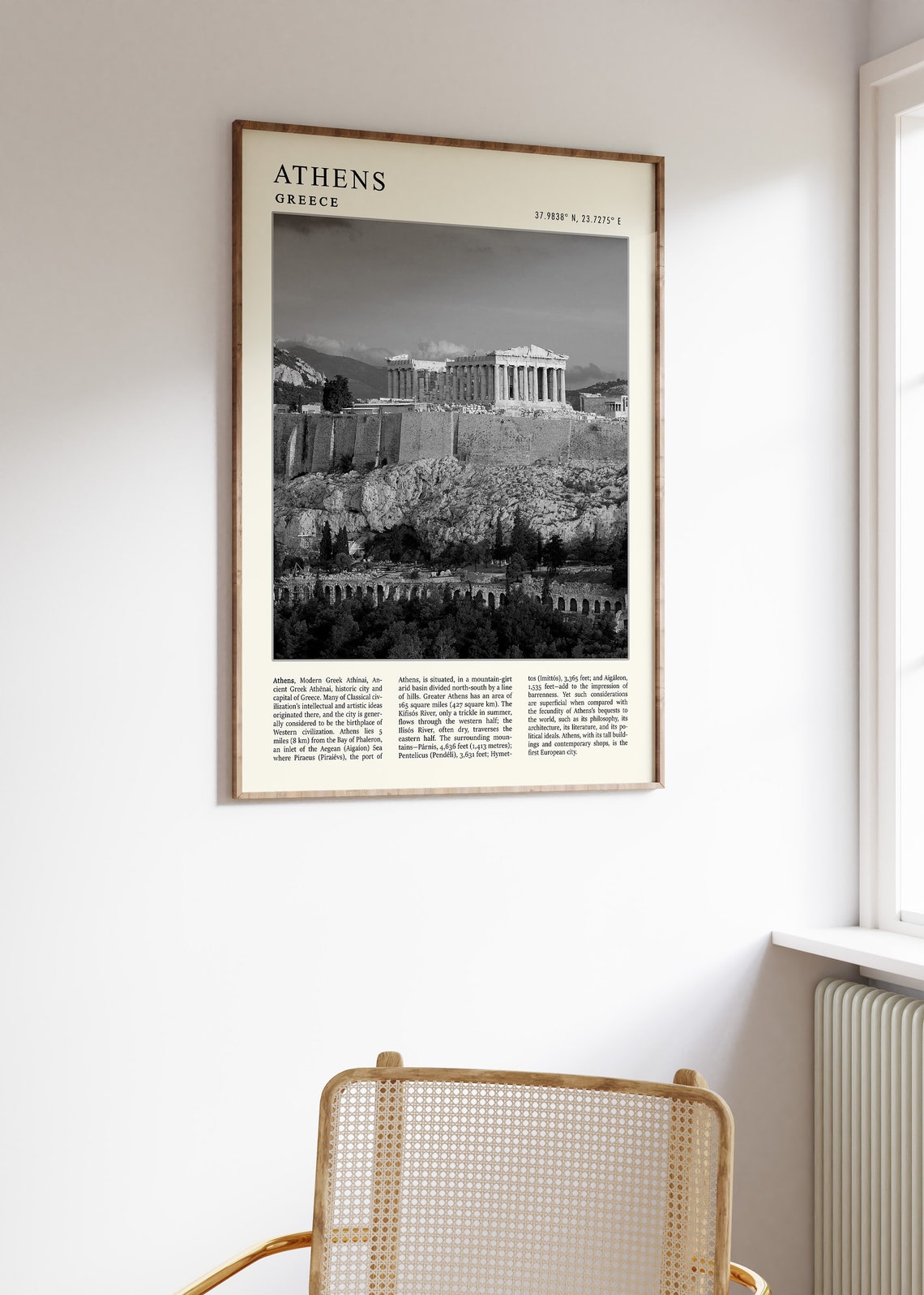 Athens Poster Athens Travel Print Greece Travel Poster Vintage Travel Art Black And White Travel Print Europe Travel Print A1a2a3a4 - Image 2