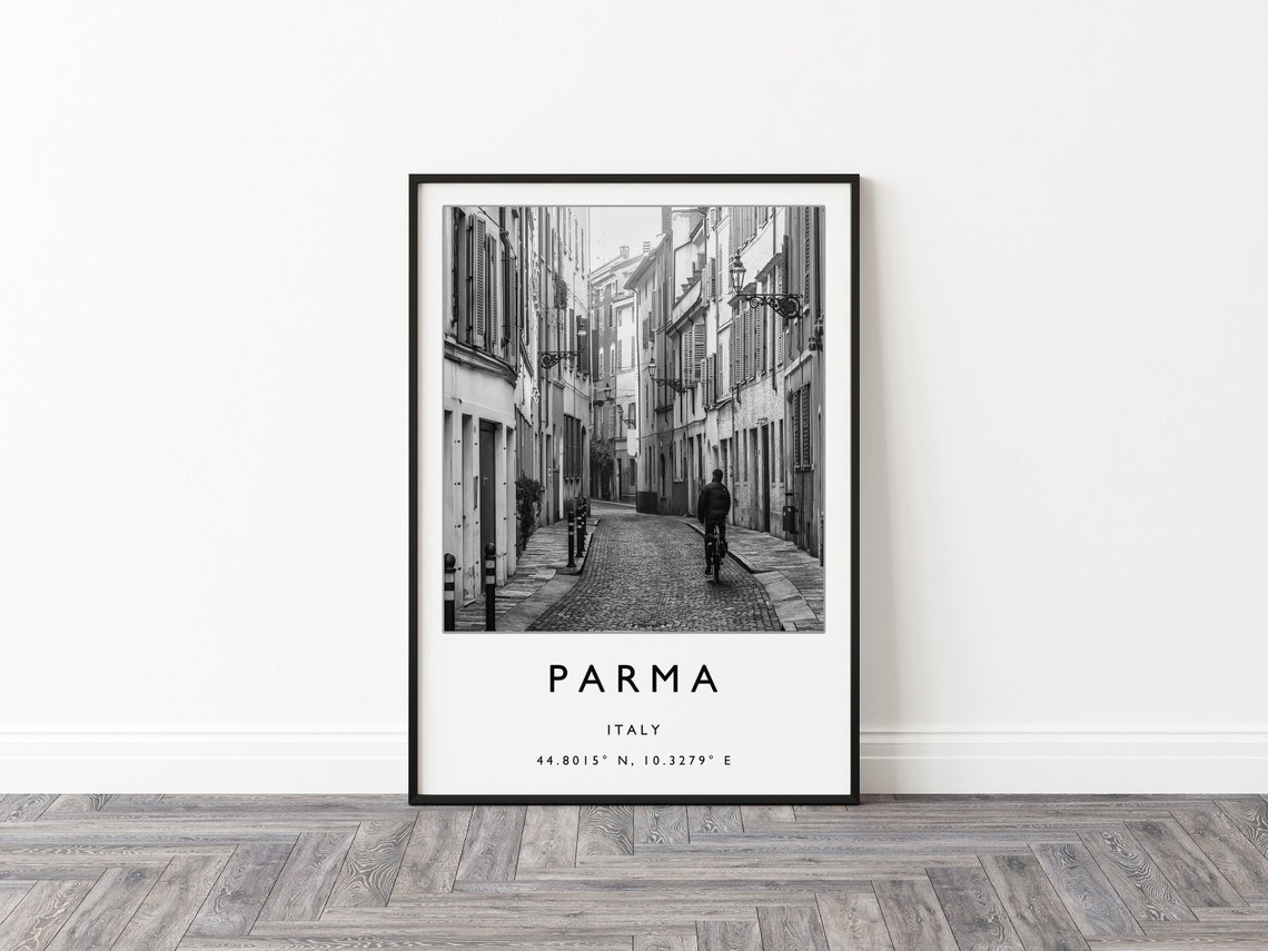 Parma Travel Print Parma Italy Travel Poster Italy Travel Print Travel Art Europe Travel Poster Black And White Gift A2a3a4 - Image 2