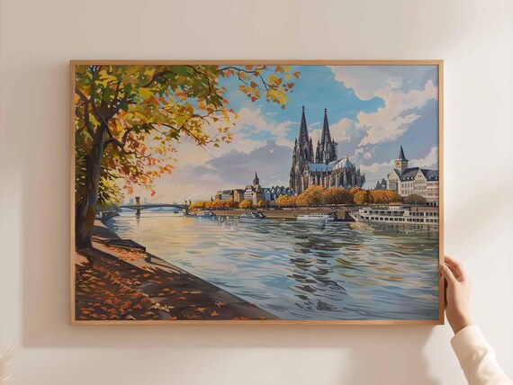 Cologne Cathedral Travel Poster