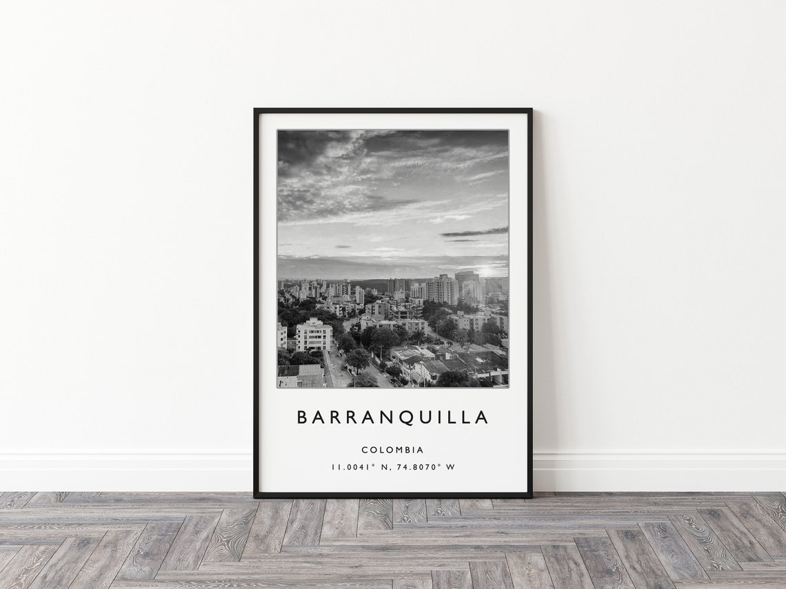 Barranquilla Colombia Travel Print Barranquilla Travel Poster Colombia Travel Print South America Travel Poster Travel Gift Travel - Image 3