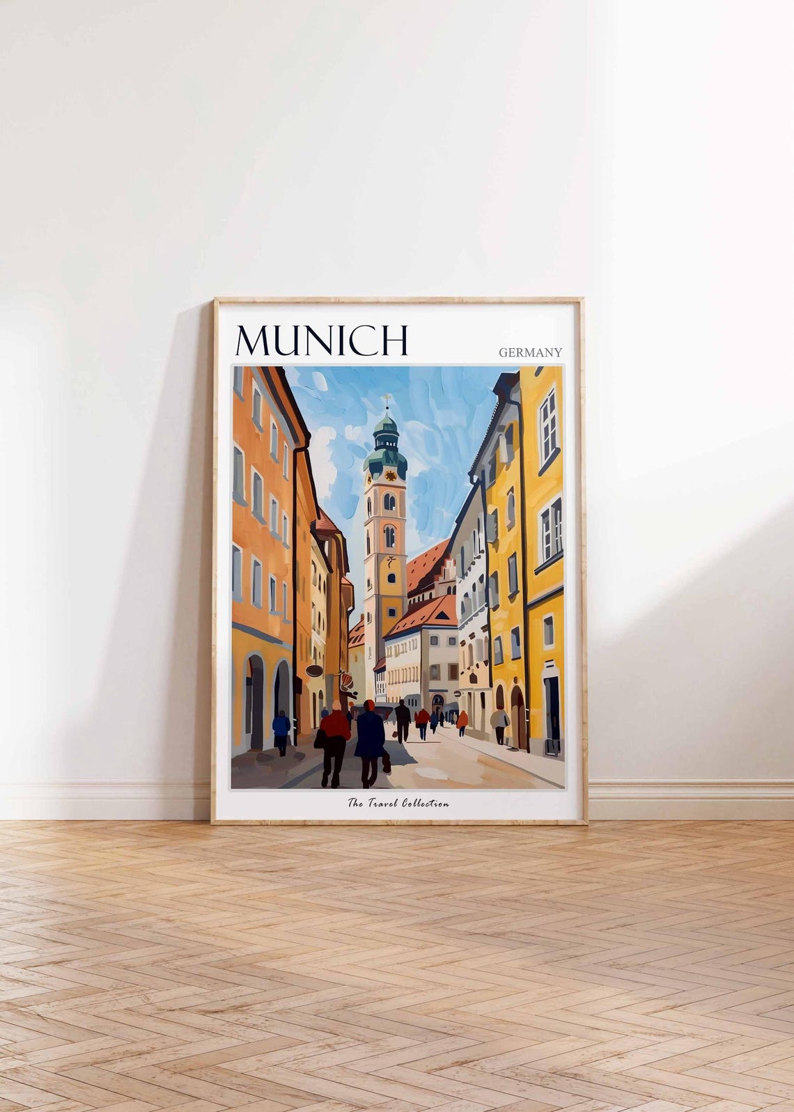Munich Poster Germany Travel Print German Decor Europe Travel Poster European Wall Art City Print Munich Gift Munich Travel Poster - Image 2