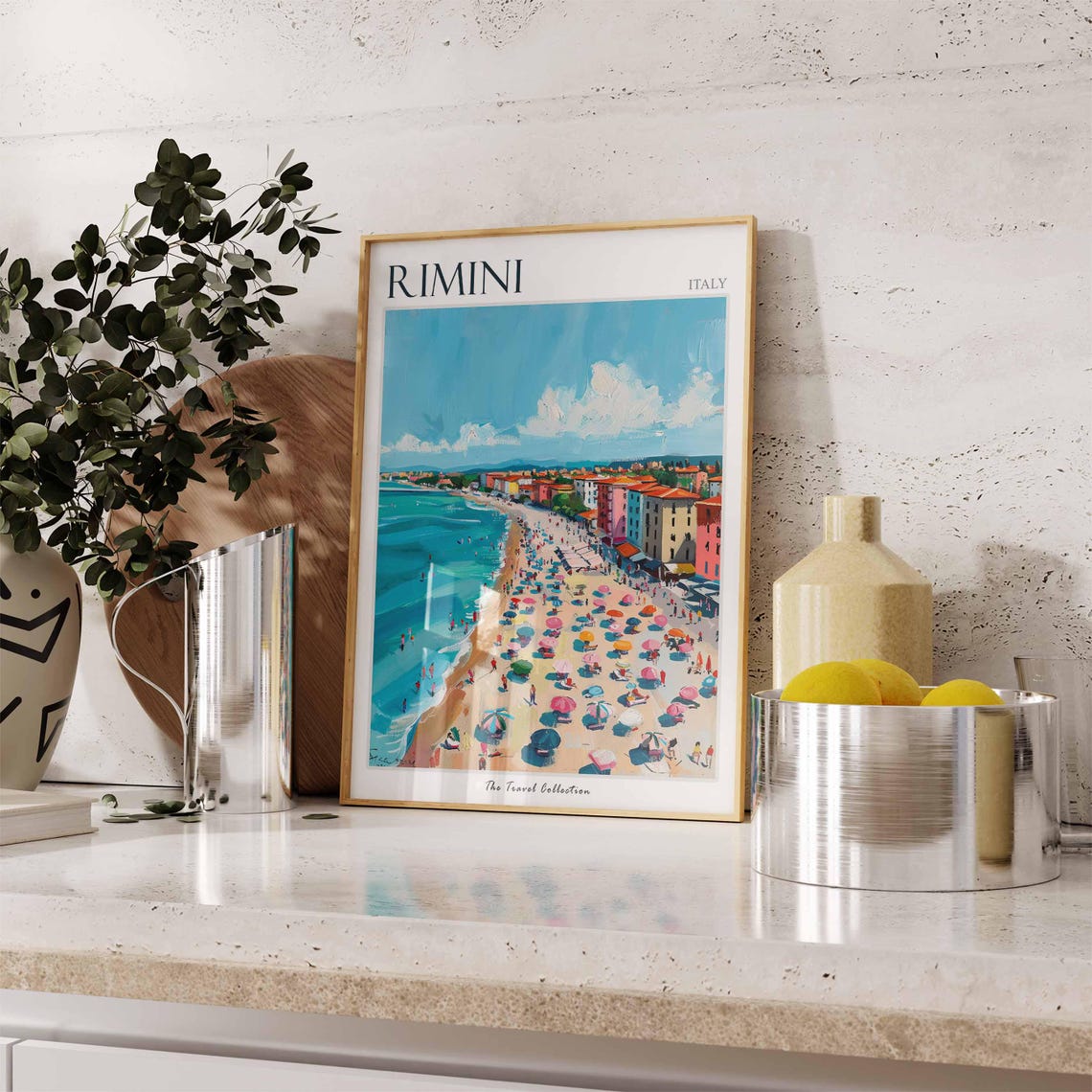 Rimini Poster Italian Travel Print Rimini Travel Art Rimini Wall Art Italian Travel Rimini Home Decor Rimini Travel Gift - Image 3